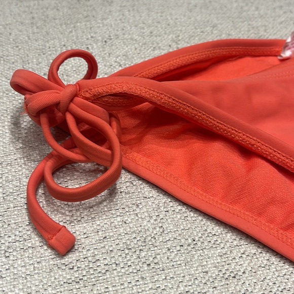 Coral Side Tie Adjustable Bikini Swim Bottoms - Size Small - Like New Condition - Picture 2 of 3